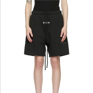 Fear Of God ‘Essential’ Black Sweat Shorts